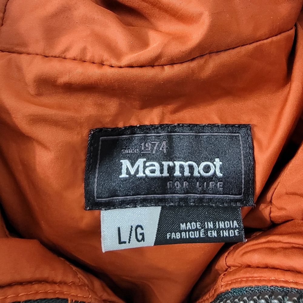 Marmot Dark Green And Burnt Orange Outerwear - Picture 3 of 6